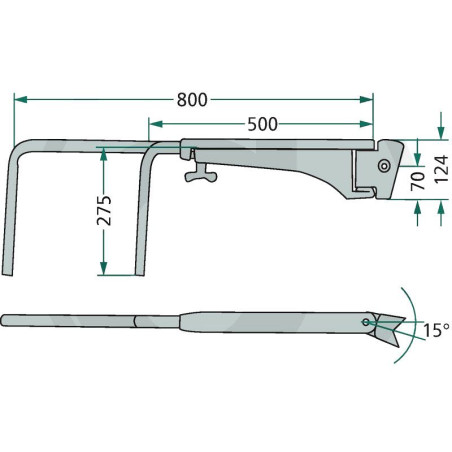 TELESCOPIC MIRROR ARM