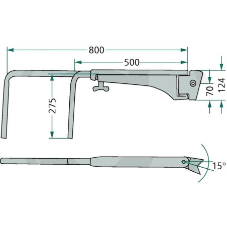 TELESCOPIC MIRROR ARM