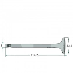 VALVOLA DI SCARICO FORDSON DEXTA - SUPER DEXTA