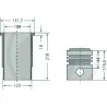 KIT REVESTIMIENTO COMPLETO PISTON VALTRA - SISU 634D - 634DS - 634DSRE - 634DSBE
