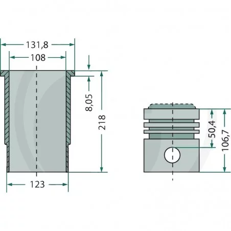 KIT CHEMISE PISTON COMPLET VALTRA - SISU 320D - 320DE - 320DS - 320DSRE - 420D - 420DS - 420DSRE - 620D - 620DS KIT CHEMISE PISTON COMPLET VALTRA - SISU 320D - 320DE - 320DS - 320DSRE - 420D - 420DS - 420DSRE - 620D - 620DS