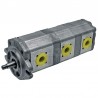 POMPE HYDRAULIQUE TRIPLE 17 + 11 + 8 CC
