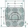 CABEÇA DE ACOPLAMENTO SAUERMANN K80 145 X 145