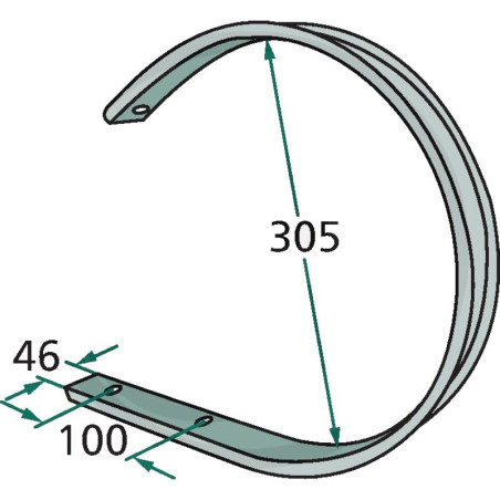 SIDE U SCRAPER