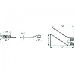 DENT DE FANEUSE DROITE ROUGE