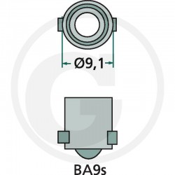 BOMBILLA ESFÉRICA 12V / 4W