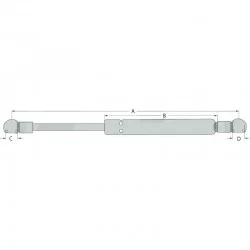 BOMBOLA GAS LUNOTTO POSTERIORE