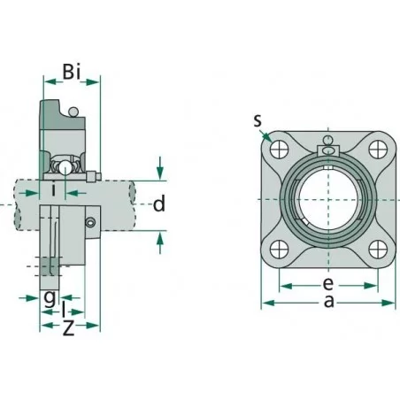 PALIER UCF204