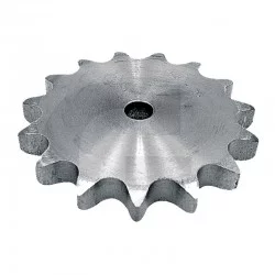 Boston Gear NBR8 Pinón De Vástago, ángulo De Presión De 14.5 Grados, Paso 16, 8 Dientes, 5.250" De Largo, Acero