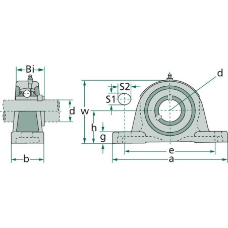 UCP207 BEARING
