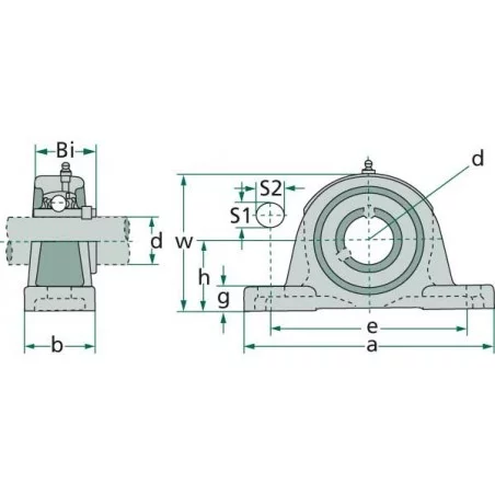 PALIER UCP207