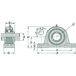 CUSCINETTO UCP208