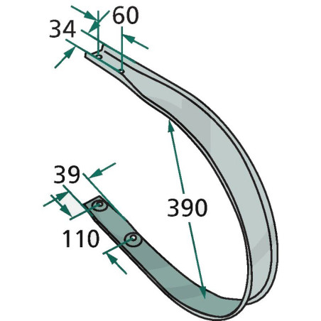KRONE EXTERNAL SCRAPER