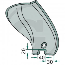 LEFT SIDE MOLDBOARD