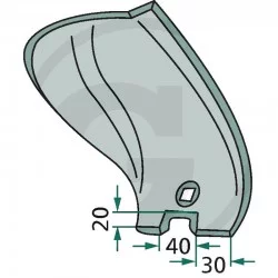 VERSOIR LATERAL DROIT