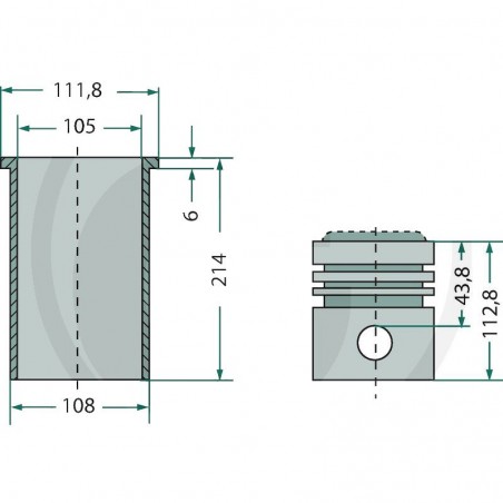 KIT REVISION MOTOR D226-6 - MWM