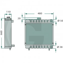 RADIATOR FOR CASE