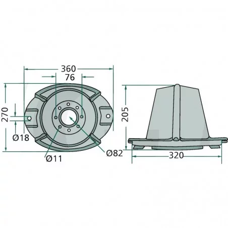 DISQUE DE COUPE POUR KRONE