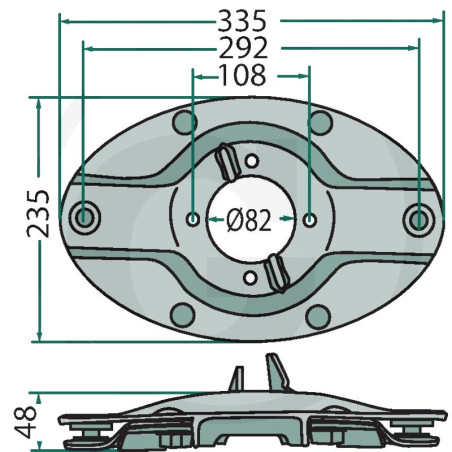 CUTTING DISC FOR KRONE