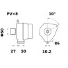 ALTERNADOR 14V 95A ALTERNADOR 14V 95A