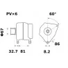 ALTERNADOR 14V 100A ALTERNADOR 14V 100A
