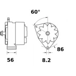 ALTERNADOR 14V 95A