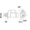 ISKRA STARTER 12V 3KW