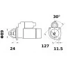 DEMARREUR ISKRA 12V 2.7KW