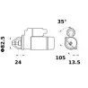 ARRANCADOR ISKRA 12V 2.7KW ARRANCADOR ISKRA 12V 2.7KW