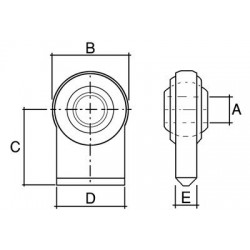 ROTULA PARA SOLDAR 28.30X85