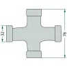 F23 32 X 76 MM CARDAN JOINT