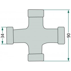 34 X 90 MM FII U-Joint