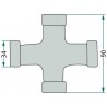 34 X 90 MM FII U-Joint