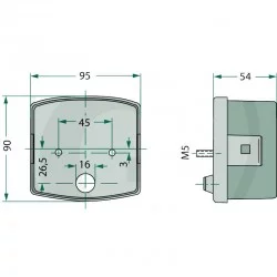 LEFT SIDE LIGHT AND INDICATOR