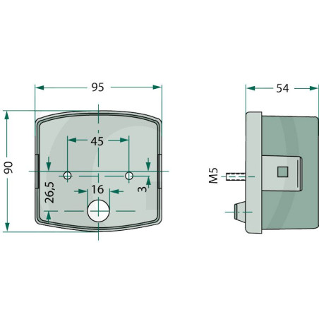LEFT SIDE LIGHT AND INDICATOR