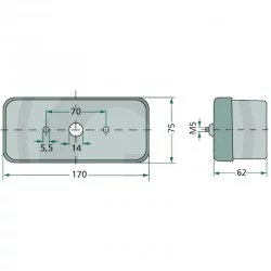 FEU DE POSITION ET CLIGNOTANT DROIT ET GAUCHE