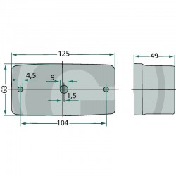 LEFT SIDE LIGHT AND INDICATOR