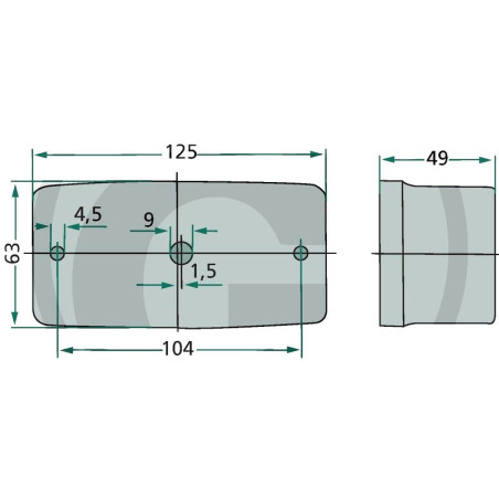 LEFT SIDE LIGHT AND INDICATOR