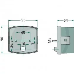 LUZ TRASEIRA ESQUERDA