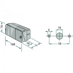 LUZ TRASEIRA ESQUERDA