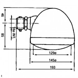 LEFT MAIN HEADLIGHT