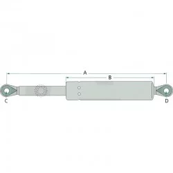 VERIN A GAZ DE PARE BRISE