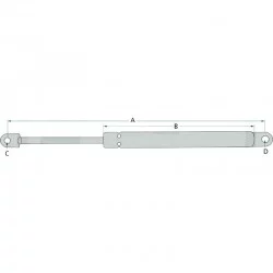 VERIN A GAZ DE VITRE ARRIERE