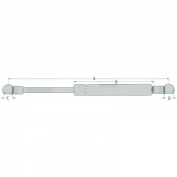 VERIN A GAZ DE PARE BRISE