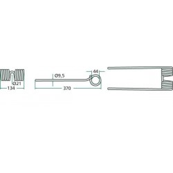 DENTE TEDGER PER CLAAS