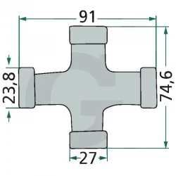 CROISILLON DE CARDAN F238 GRAND ANGLE