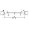 BARRE DE POUSSEE CATEGORIE 1-2 ( 535 - 755 mm )