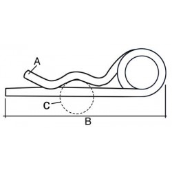 BETA DOPPIO PIN 5 MM (SET DA 10)