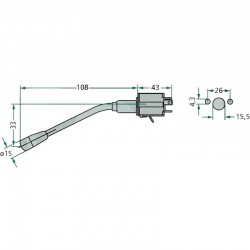 INDICATOR AND LOW BEAM SWITCH