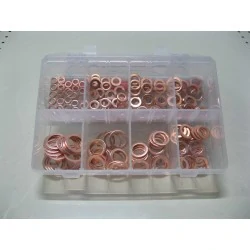 ASSORTIMENTO DI RONDELLE METRICHE IN RAME